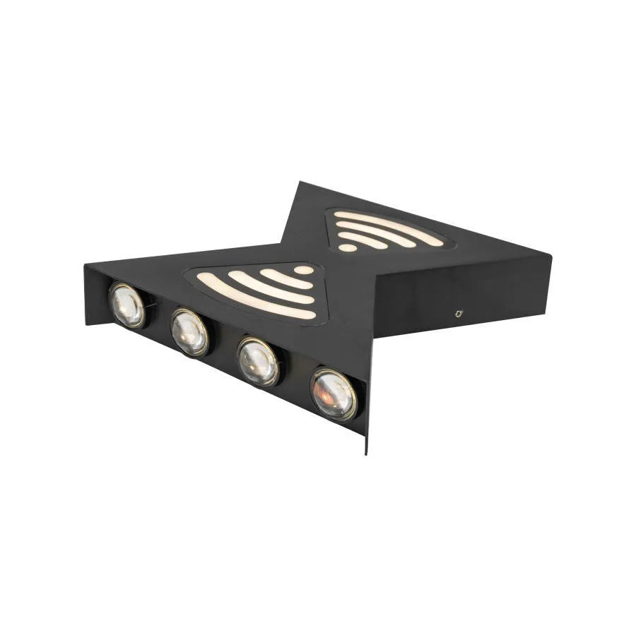 Kinkiet zewnętrzny LED Retelis, 12W, metal, czarny Kinkiety zewnętrzne Nazwa domyślna Alessandro Design