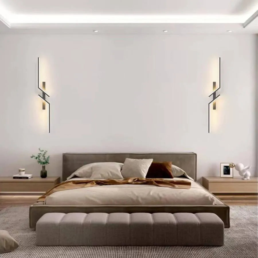 Kinkiet LED Elliana 18W Czarny Biały Kinkiety wewnętrzne Tytuł domyślny Alessandro Design