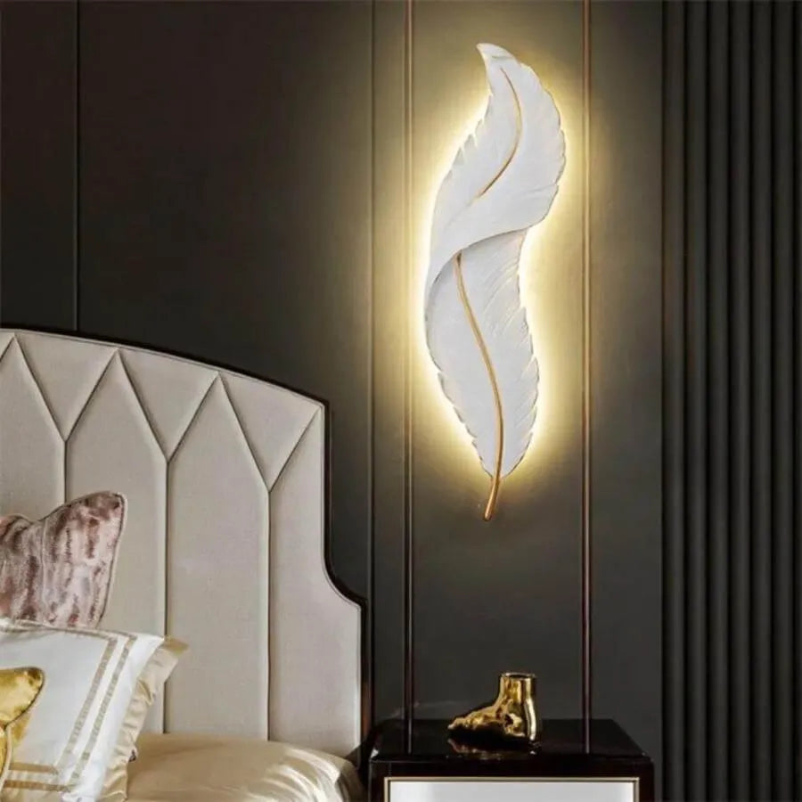 Kinkiet LED Esther, kształt klina, 36W, 87cm biały/złoty Kinkiet wewnętrzny Domyślny tytuł Alessandro Design