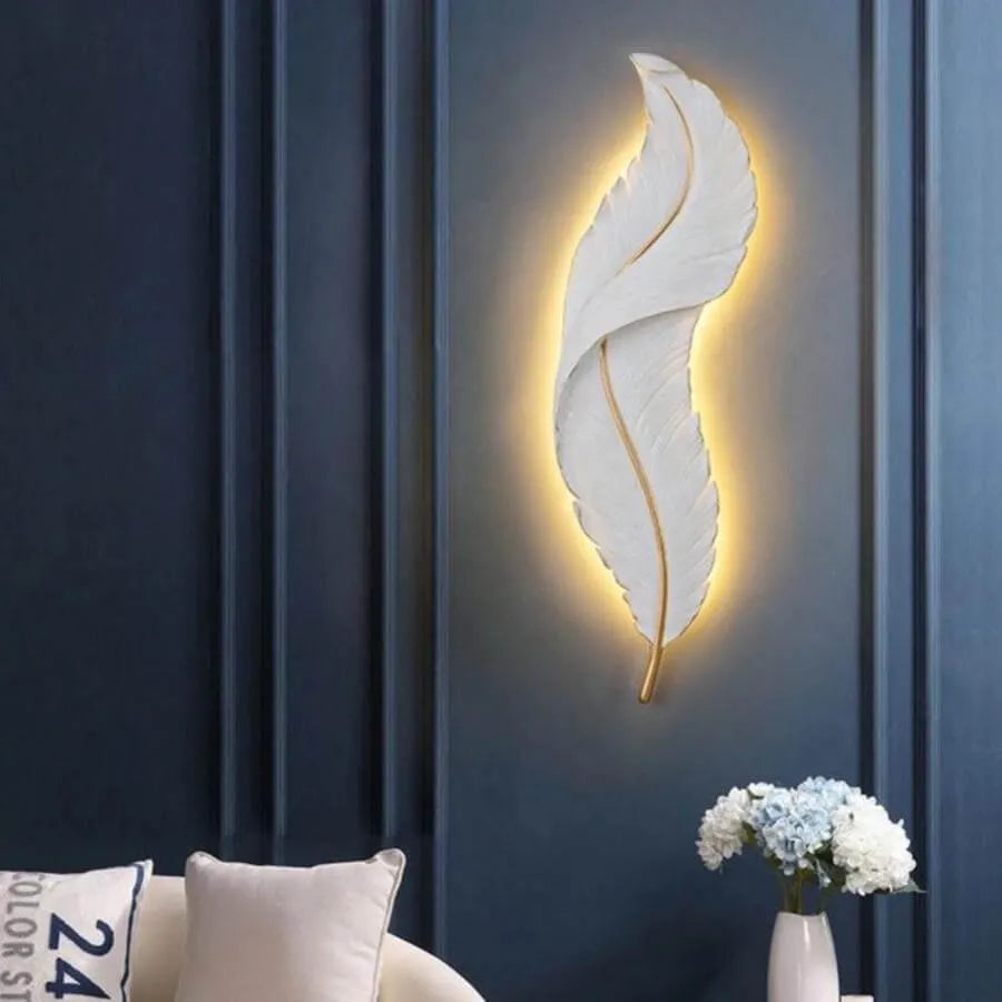 Kinkiet LED Esther, kształt klina, 36W, 87cm biały/złoty Kinkiet wewnętrzny Domyślny tytuł Alessandro Design