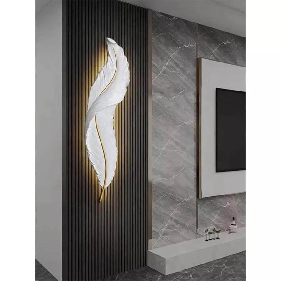 Kinkiet LED Esther, kształt klina, 36W, 87cm biały/złoty Kinkiet wewnętrzny Domyślny tytuł Alessandro Design