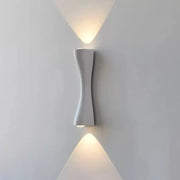 Augustine 6W Zewnętrzny kinkiet LED Biały kinkiet zewnętrzny Domyślny tytuł Alessandro Design