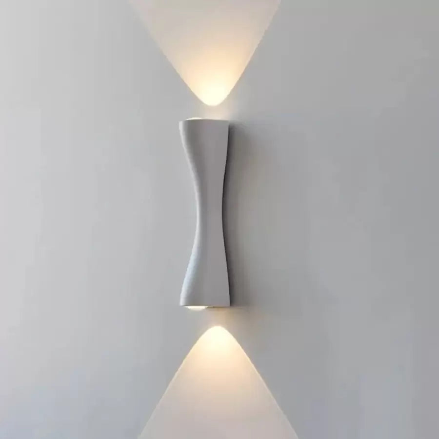 Augustine 6W Zewnętrzny kinkiet LED Biały kinkiet zewnętrzny Domyślny tytuł Alessandro Design