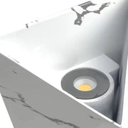 Eden Zewnętrzny kinkiet LED 10 W Biały kinkiet zewnętrzny Domyślny tytuł Alessandro Design