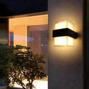 Kinkiet zewnętrzny LED Kennedy 12W Biały Czarny Kinkiety zewnętrzne Tytuł domyślny Alessandro Design