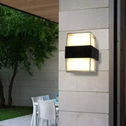 Kinkiet zewnętrzny LED Kennedy 12W Biały Czarny Kinkiety zewnętrzne Tytuł domyślny Alessandro Design