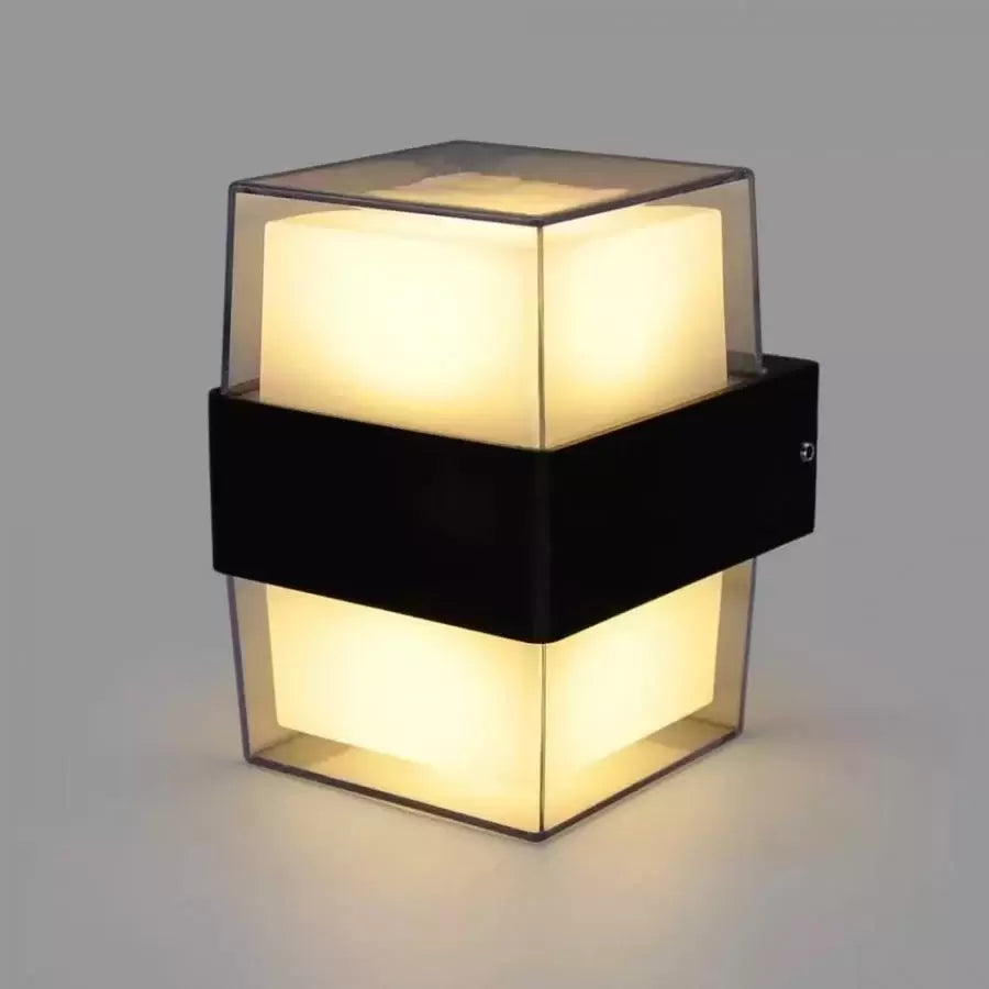 Kinkiet zewnętrzny LED Kennedy 12W Biały Czarny Kinkiety zewnętrzne Tytuł domyślny Alessandro Design