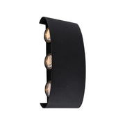 Kinkiet LED Fantas do użytku zewnętrznego i wewnętrznego, 6 źródeł x 1 W, IP65, metaliczny, czarny, 3000 K Kinkiety zewnętrzne Domyślny tytuł Alessandro Design