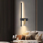 Kinkiety zewnętrzne LED Glory 9W z czarnego złota Domyślny tytuł Alessandro Design