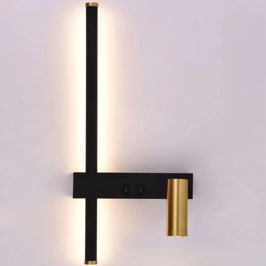 Kinkiety zewnętrzne LED Glory 9W z czarnego złota Domyślny tytuł Alessandro Design