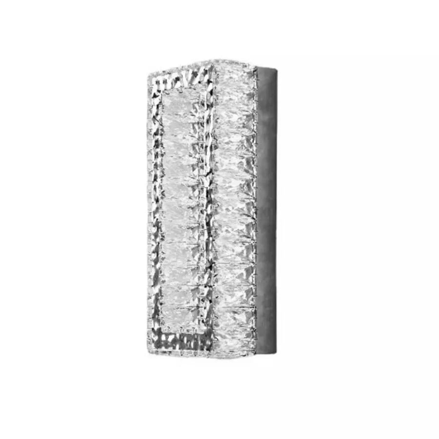 Kinkiet LED Crystal Mefisto 24W Srebrny Kinkiety wewnętrzne Tytuł domyślny Alessandro Design