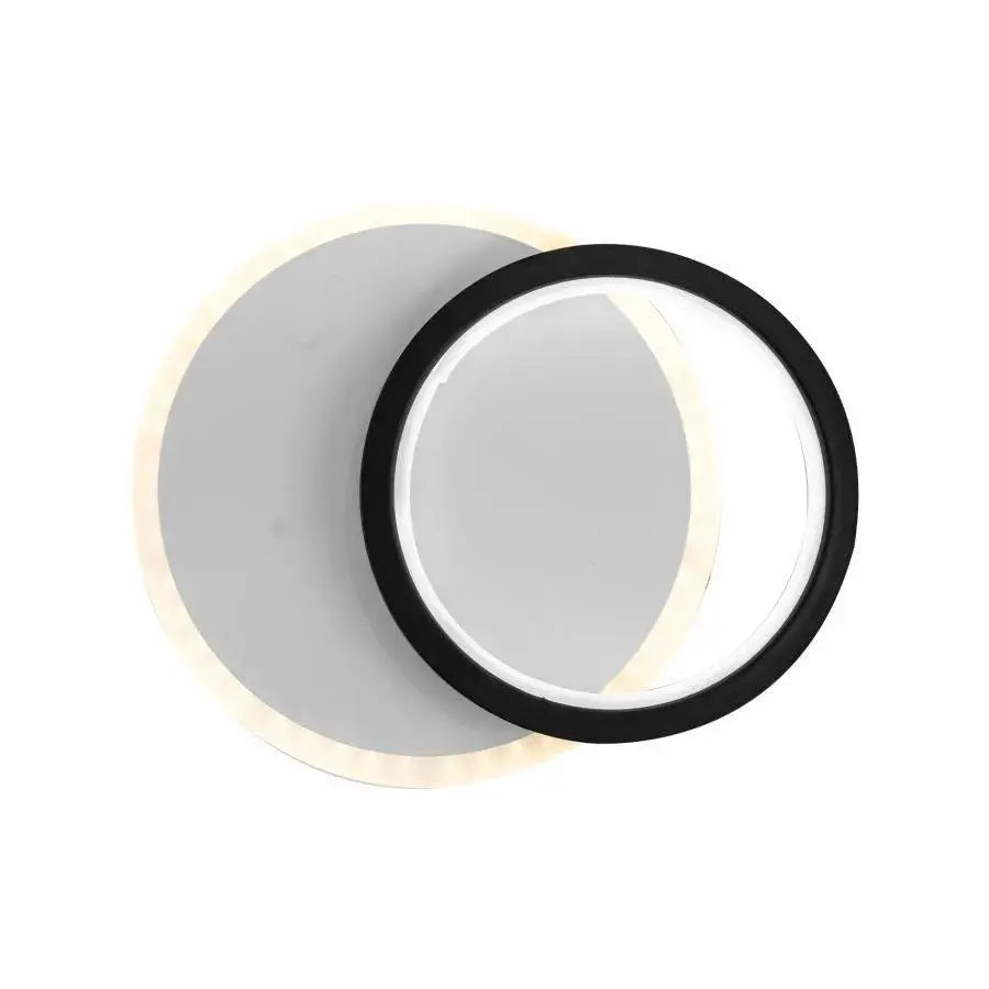 Kinkiet LED SMALON 26W, 2 koła, światło zimne/ciepłe/neutralne, czarno-biały żyrandol LED Domyślny tytuł Alessandro Design