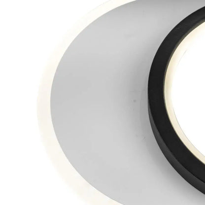 Kinkiet LED SMALON 26W, 2 koła, światło zimne/ciepłe/neutralne, czarno-biały żyrandol LED Domyślny tytuł Alessandro Design
