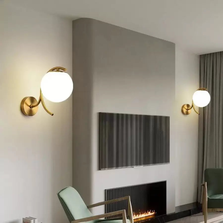 Kinkiet Stylie 1x E27 Białe złoto Kinkiet wewnętrzny Domyślny tytuł Alessandro Design