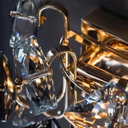 Kinkiet Yasmina 2xE14, Metal i Kryształ, Chrom Kinkiety wewnętrzne Domyślny tytuł Alessandro Design