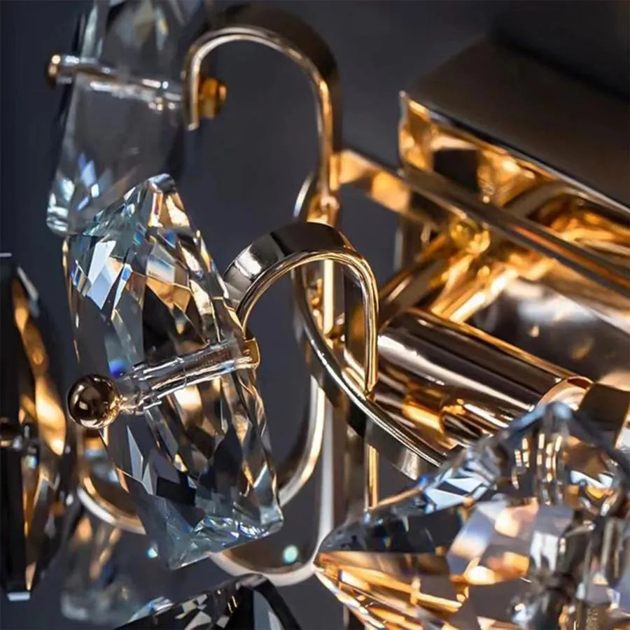 Kinkiet Yasmina 2xE14, Metal i Kryształ, Chrom Kinkiety wewnętrzne Domyślny tytuł Alessandro Design