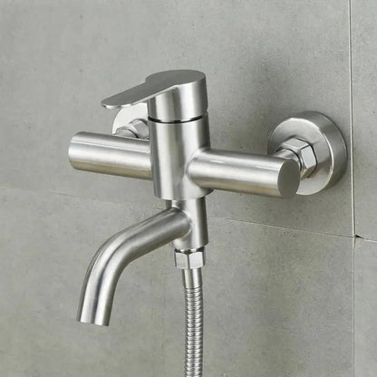 Bateria łazienkowa, stal nierdzewna SUS304, satyna, N/LY0C1 Baterie i kolumny prysznicowe Domyślny tytuł Alessandro Design