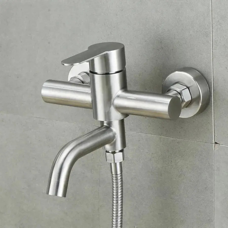 Bateria łazienkowa, stal nierdzewna SUS304, satyna, N/LY0C1 Baterie i kolumny prysznicowe Domyślny tytuł Alessandro Design