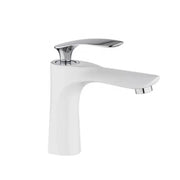 Bateria umywalkowa, mosiądz sanitarny, biały, baterie łazienkowe OD/2069 Domyślny tytuł Alessandro Design