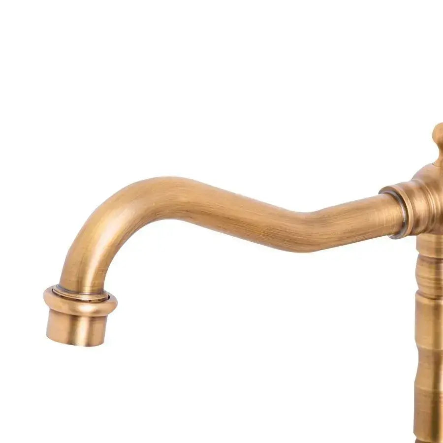 Bateria umywalkowa, mosiądz sanitarny, antyczne złoto, baterie łazienkowe OD01/D Domyślny tytuł Alessandro Design