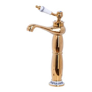 Bateria umywalkowa, mosiądz sanitarny, złoto, baterie łazienkowe CF/1008 Domyślny tytuł Alessandro Design