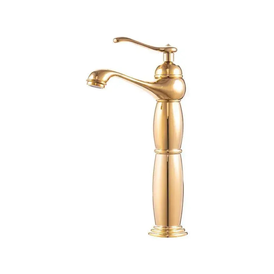 Bateria umywalkowa, mosiądz sanitarny, złoto, baterie łazienkowe CF/1010 Domyślny tytuł Alessandro Design