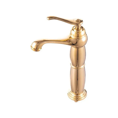 Bateria umywalkowa, mosiądz sanitarny, złoto, baterie łazienkowe CF/1010 Domyślny tytuł Alessandro Design