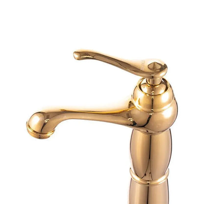 Bateria umywalkowa, mosiądz sanitarny, złoto, baterie łazienkowe CF/1010 Domyślny tytuł Alessandro Design