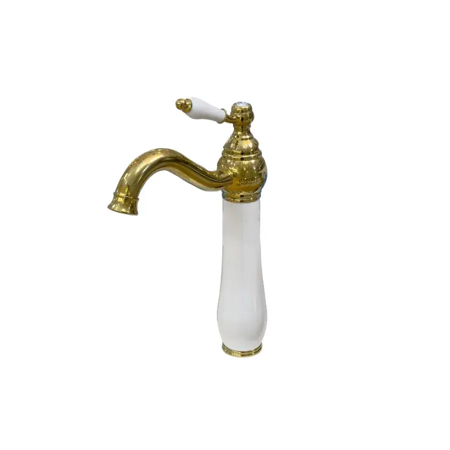 Bateria umywalkowa, mosiądz sanitarny, złoto, baterie łazienkowe WZY/321 Domyślny tytuł Alessandro Design