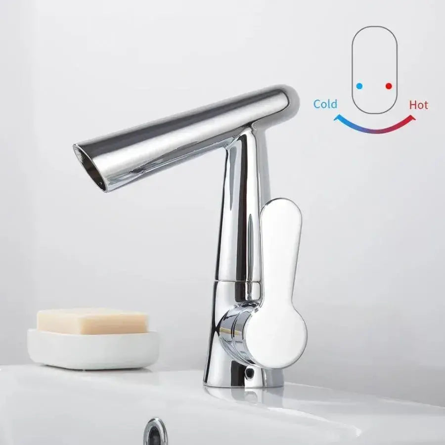 Bateria umywalkowa, mosiądz sanitarny, chrom, baterie łazienkowe OD/2015 Domyślny tytuł Alessandro Design