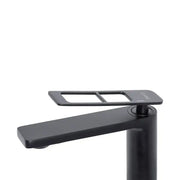 Jednouchwytowa bateria umywalkowa Wkład ceramiczny Sanitarny mosiądz Czarne przyłącza i zestaw montażowy w zestawie Baterie łazienkowe 9707H Tytuł domyślny Alessandro Design