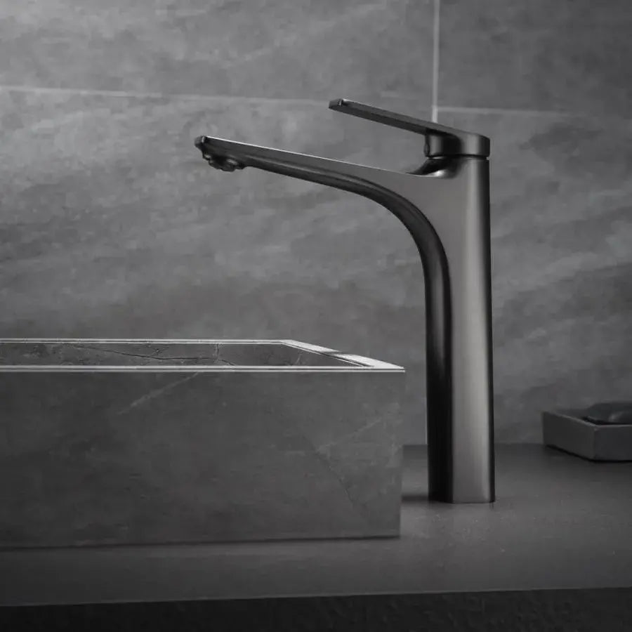 Bateria umywalkowa, mosiądz sanitarny, czarny, 9927H Baterie łazienkowe Domyślny tytuł Alessandro Design