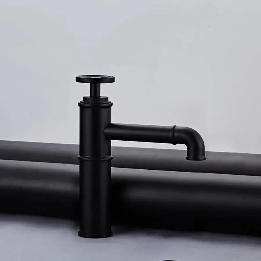Bateria umywalkowa, mosiądz sanitarny, czarny, baterie łazienkowe OD3005 Domyślny tytuł Alessandro Design