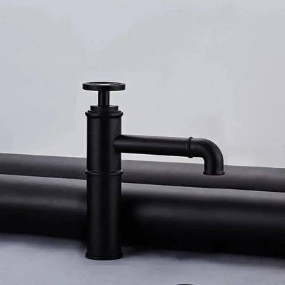 Bateria umywalkowa, mosiądz sanitarny, czarny, baterie łazienkowe OD3005 Domyślny tytuł Alessandro Design
