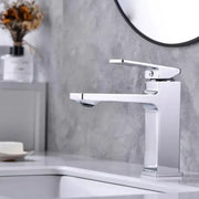 Bateria umywalkowa, mosiądz sanitarny, satyna, 9807 Baterie łazienkowe Domyślny tytuł Alessandro Design