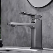 Bateria umywalkowa, mosiądz sanitarny, satyna, 9807N Baterie łazienkowe Domyślny tytuł Alessandro Design