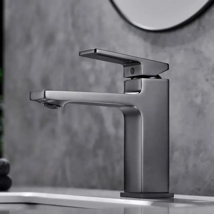 Bateria umywalkowa, mosiądz sanitarny, satyna, 9807N Baterie łazienkowe Domyślny tytuł Alessandro Design