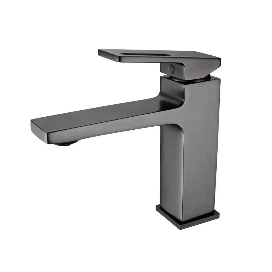 Bateria umywalkowa, mosiądz sanitarny, satyna, 9807N Baterie łazienkowe Domyślny tytuł Alessandro Design