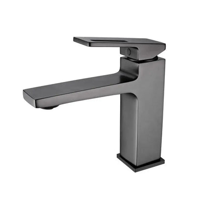 Bateria umywalkowa, mosiądz sanitarny, satyna, 9807N Baterie łazienkowe Domyślny tytuł Alessandro Design