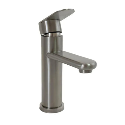 Bateria umywalkowa, stal nierdzewna szczotkowana, armatura, zestaw mocujący, MP003NX