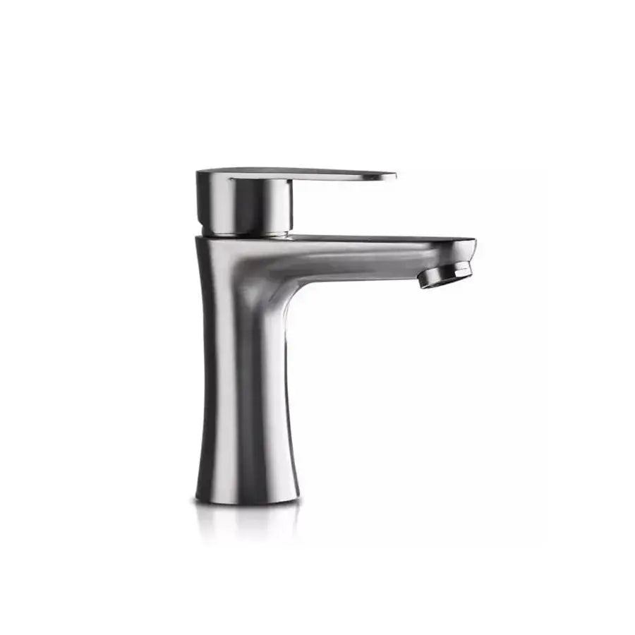 Bateria umywalkowa, szczotkowana stal nierdzewna, armatura, zestaw montażowy, baterie łazienkowe MP005 Domyślny tytuł Alessandro Design