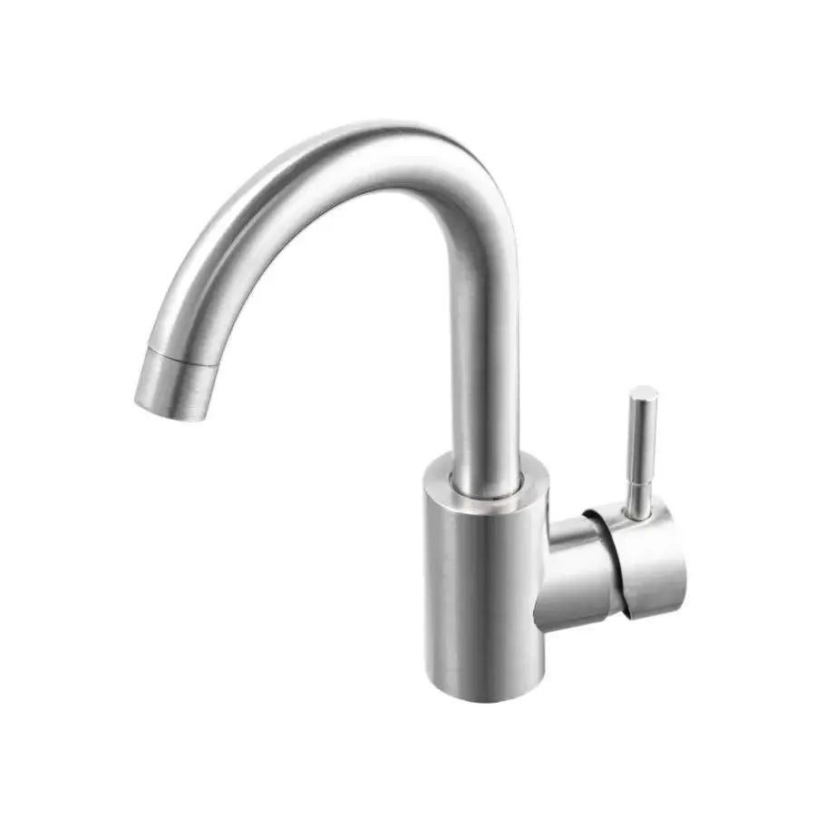 Bateria zlewozmywakowa, stal nierdzewna SUS304, satyna, baterie łazienkowe MP008 Domyślny tytuł Alessandro Design
