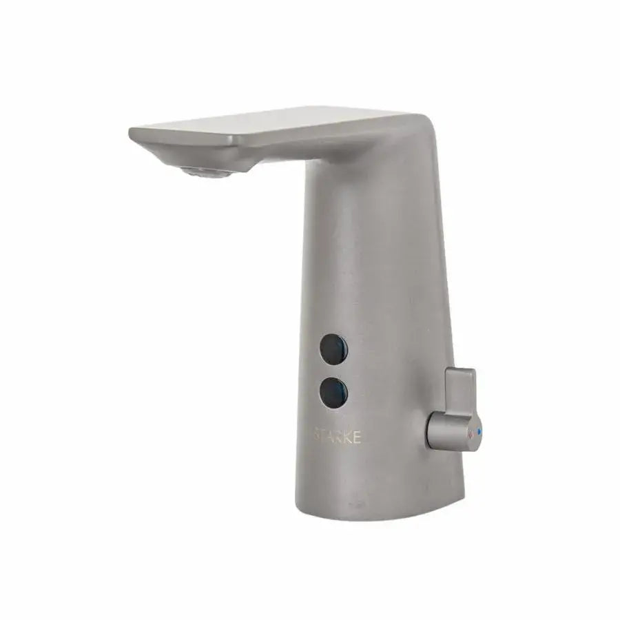 Bateria zlewozmywakowa z czujnikiem, mosiądz sanitarny, szary, RW-190GR Baterie łazienkowe Domyślny tytuł Alessandro Design