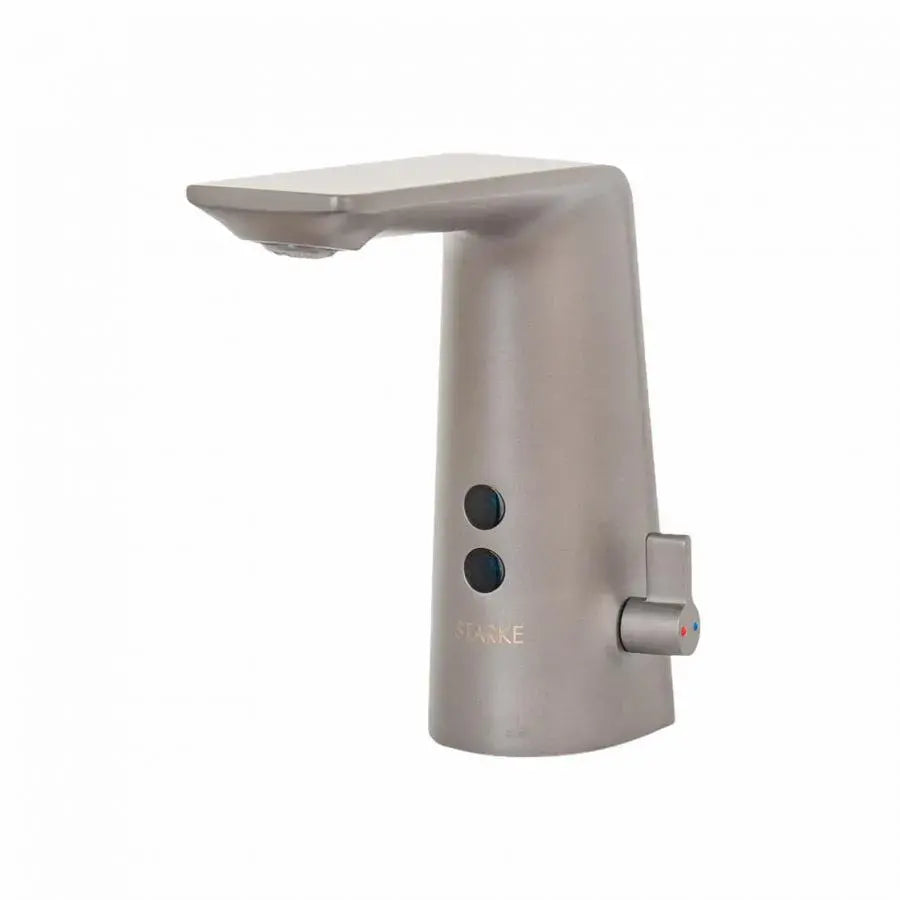 Bateria zlewozmywakowa z czujnikiem, mosiądz sanitarny, szary, RW-190GR Baterie łazienkowe Domyślny tytuł Alessandro Design