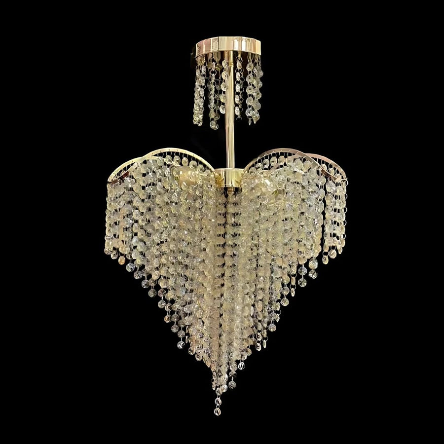 Żyrandol kryształowy Ander, 4xE14, średnica 45cm, złote żyrandole kryształowe Domyślny tytuł Alessandro Design