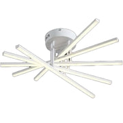 Lustra LED cu Telecomanda GIO, 90W, 5 Elemente, Lumina Rece/Clada/Neutra, Dimabila, Alb Lustre LED cu Telecomanda Default Title Alessandro Design