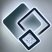Żyrandol LED NYXORA 51W, 3 kwadraty, światło zimne/ciepłe/neutralne, białe żyrandole LED Domyślny tytuł Alessandro Design