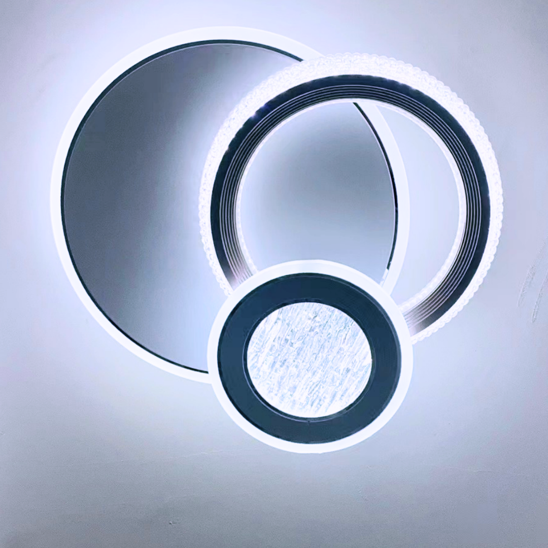 Żyrandol LED NYXORA 44W, 3 koła, światło zimne/ciepłe/neutralne, białe żyrandole LED domyślny tytuł Alessandro Design