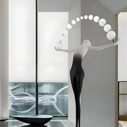 Lampa podłogowa Anatolio LED 24W 4000KMetal czarny Veioze i lampa podłogowa Domyślny tytuł Alessandro Design