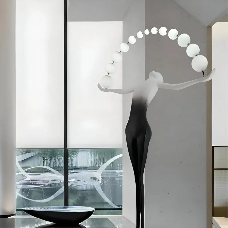 Lampa podłogowa Anatolio LED 24W 4000KMetal czarny Veioze i lampa podłogowa Domyślny tytuł Alessandro Design